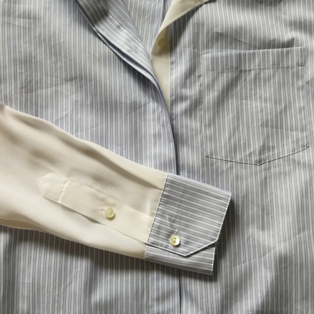 ☀️2XHP☀️VINCE 100% cotton&silk Shirt, US 2 - Picture 4 of 9